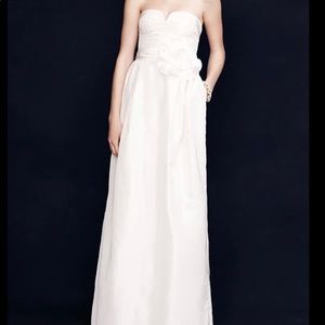 J. Crew silk taffeta wedding dress size 6